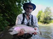 Peter and big rainbow